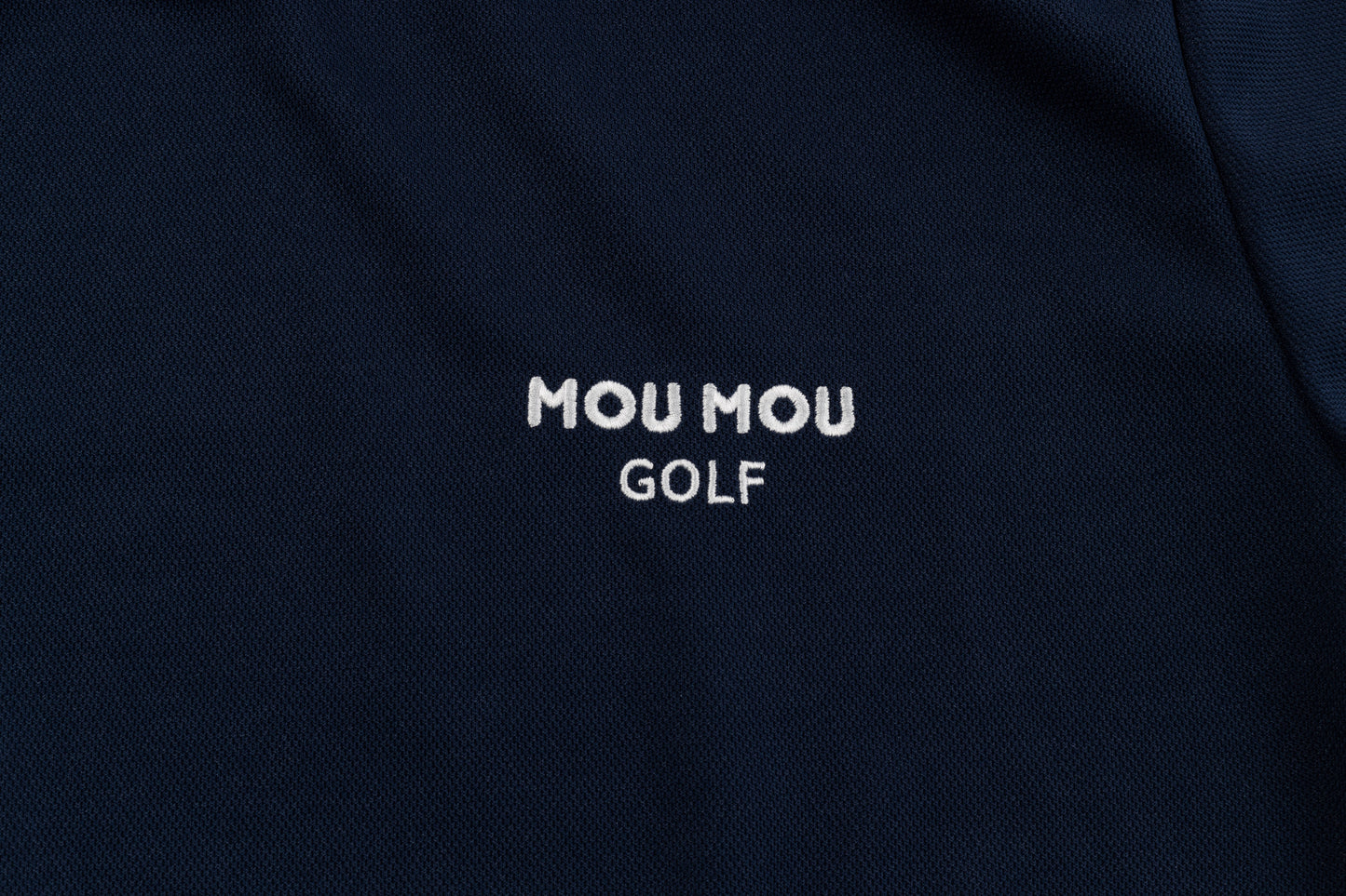 ラインボーダー長袖モックネック