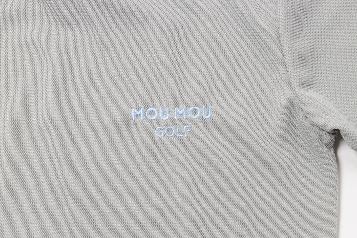 ラインボーダー長袖モックネック