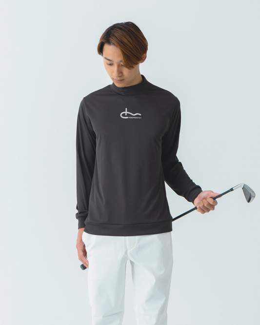 UV長袖モックネック