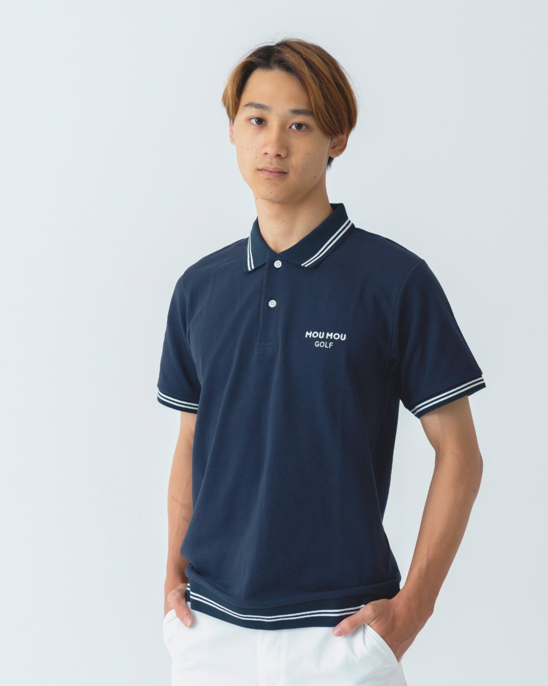 半袖鹿の子ポロシャツ