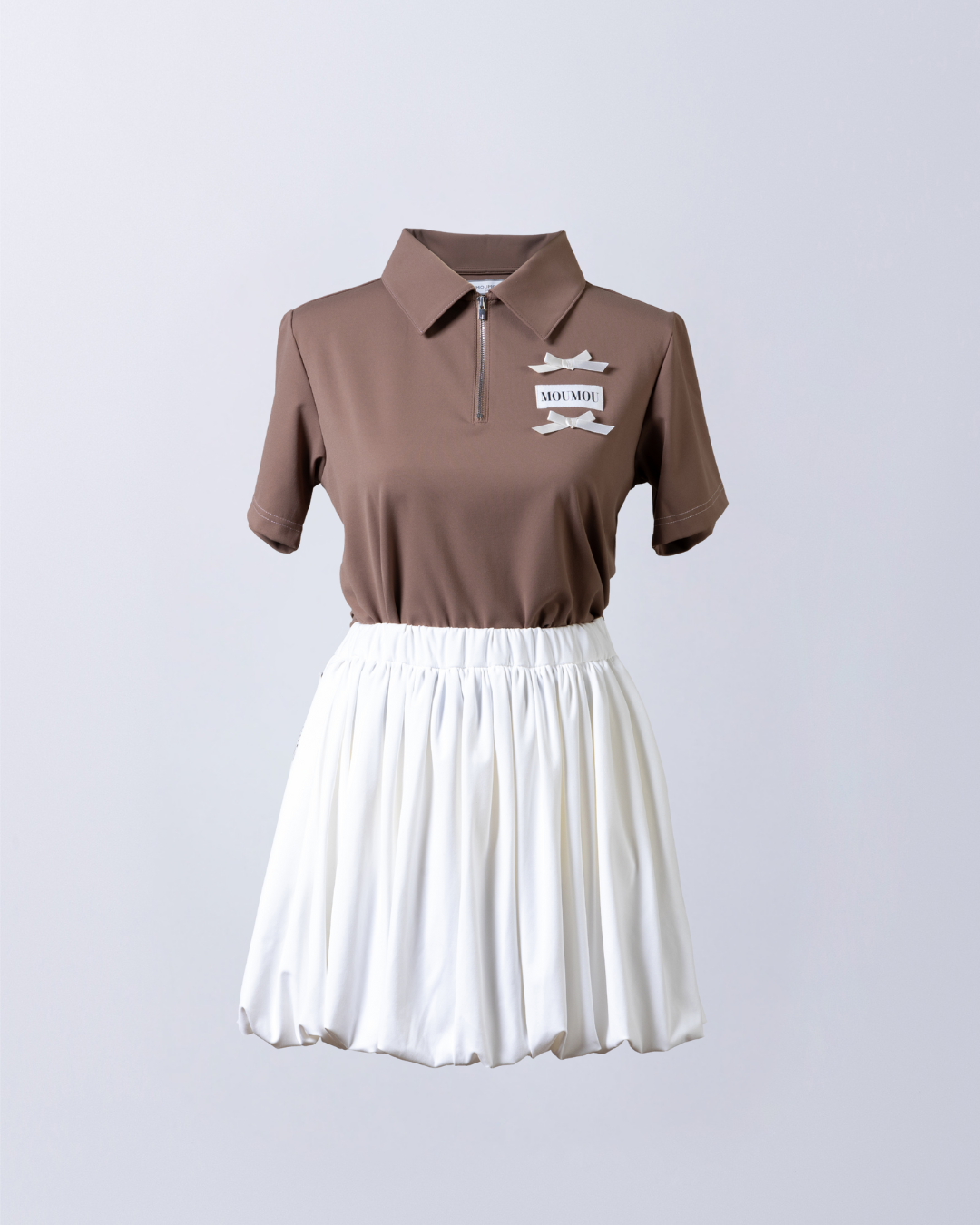 カカオブラウンポロシャツ