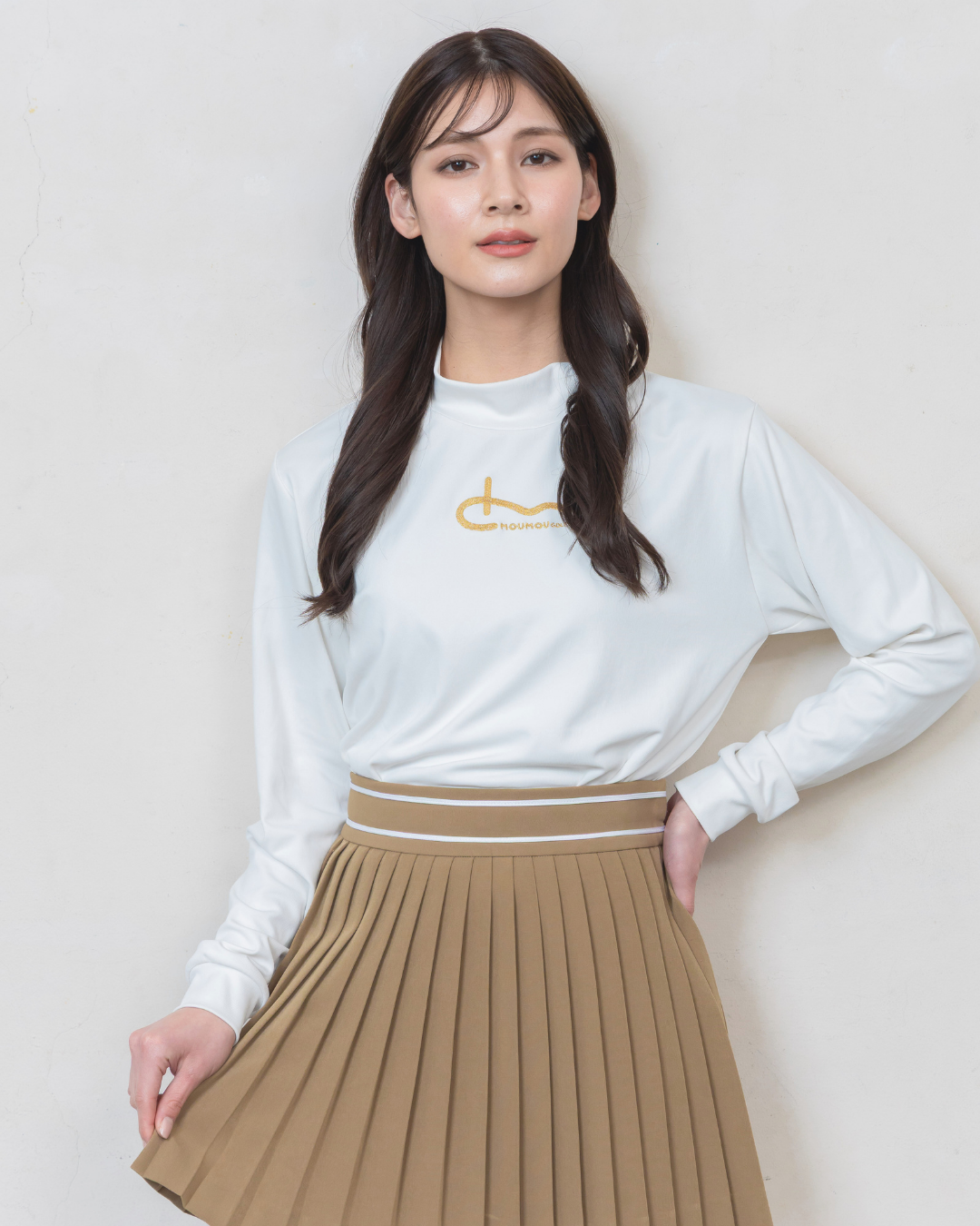 UV長袖モックネック(unisex)