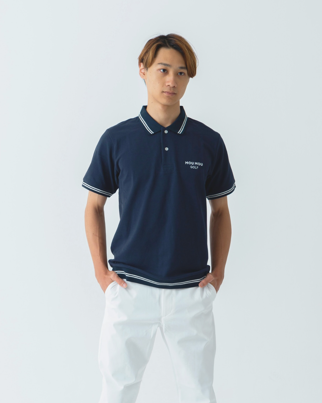 半袖鹿の子ポロシャツ