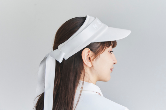 MOUMOUリボンサンバイザー